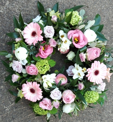 Pink and Lilac Wreath