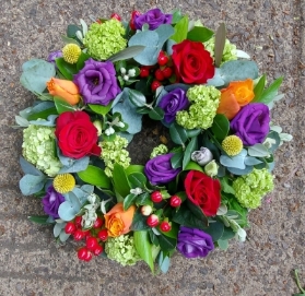 Vibrant Mixed Wreath